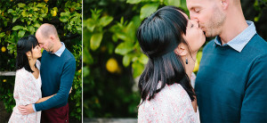 kissing in the lemon garden