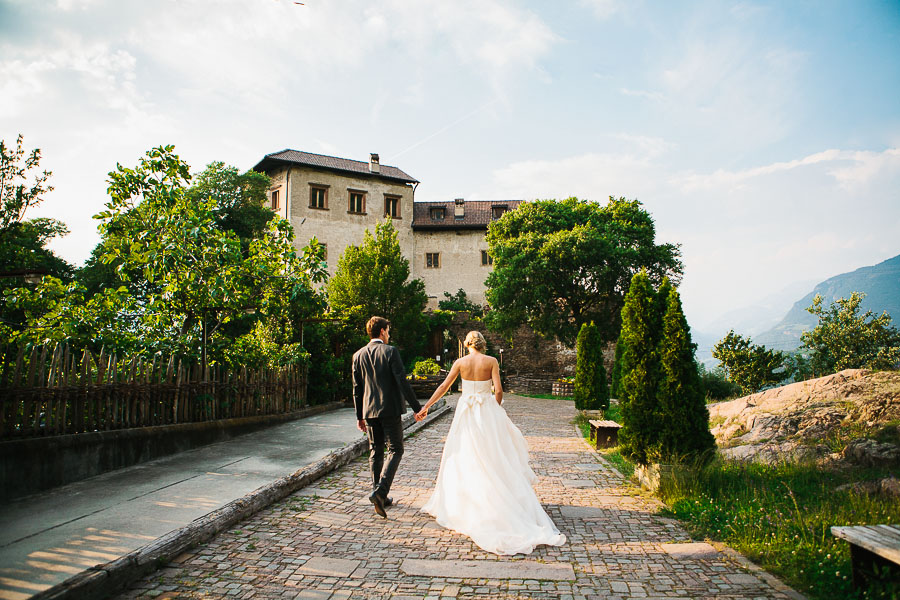 fotografo matrimonio Trento Bolzano Levico Castel Flavon