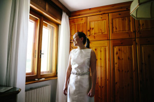 vestizione della sposa matrimonio cortina