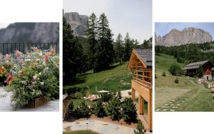 Wedding at Kolfuschgerhof Colfosco Val Badia at the foot of Sassonger, Dolomites. Love surrounded by Alpine magic